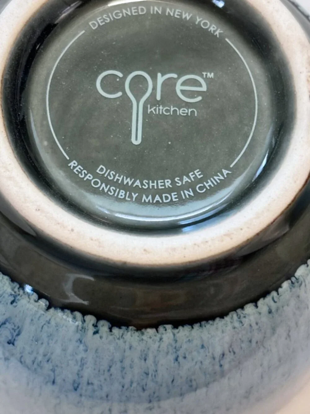 NWOT CORE KITCHEN Ceramic Nesting Measuring Cup Set Reactive Glaze Stoneware